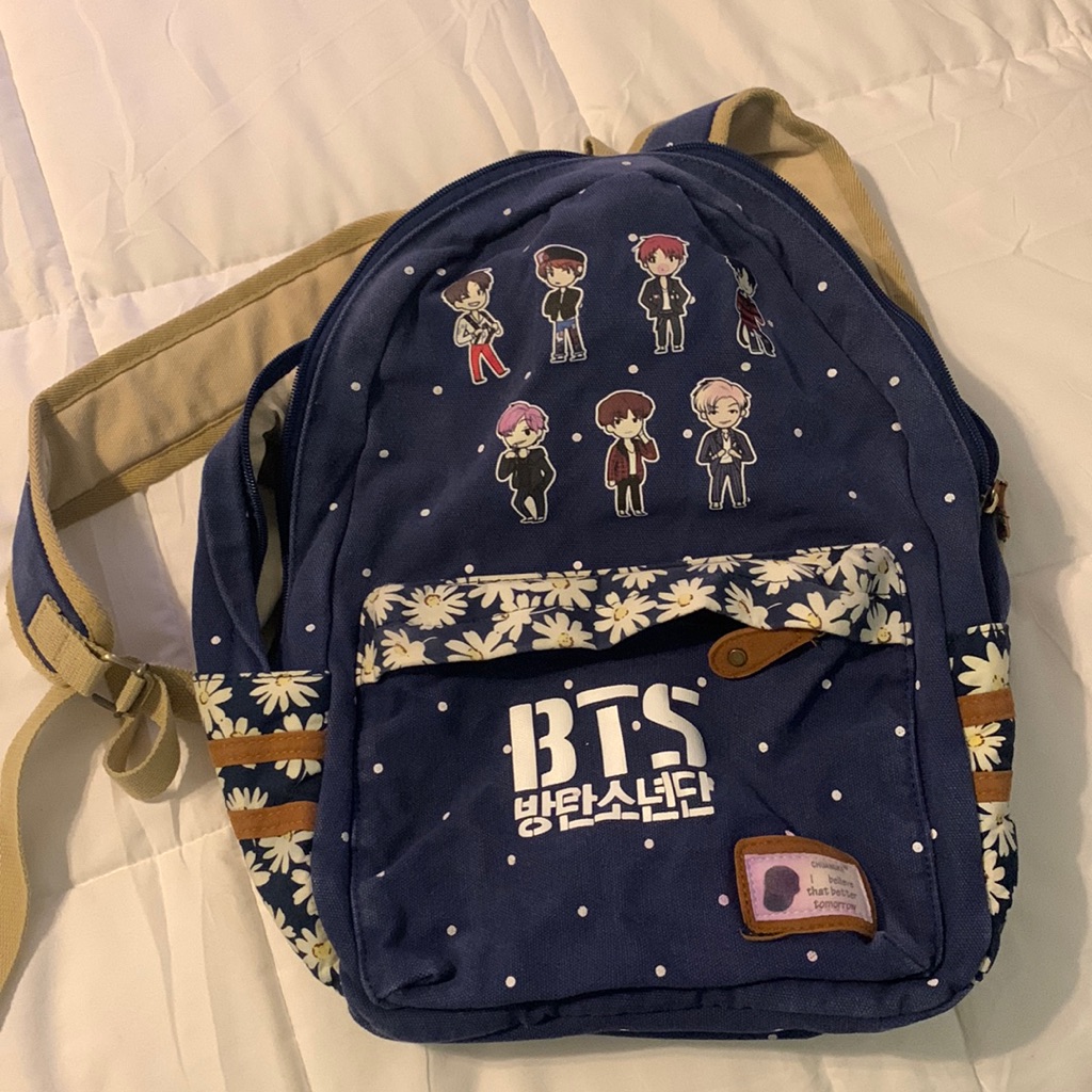 Cute Bts Backpack